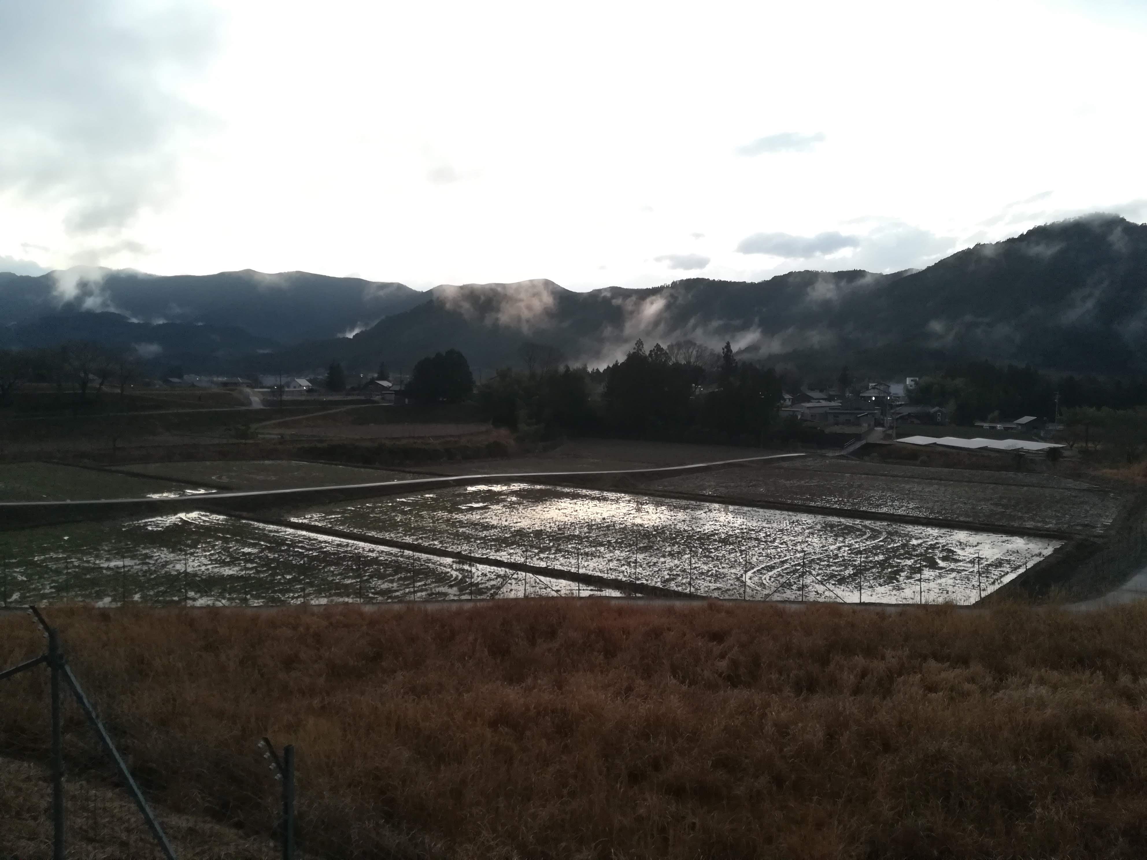 滝原地区の冬の景色