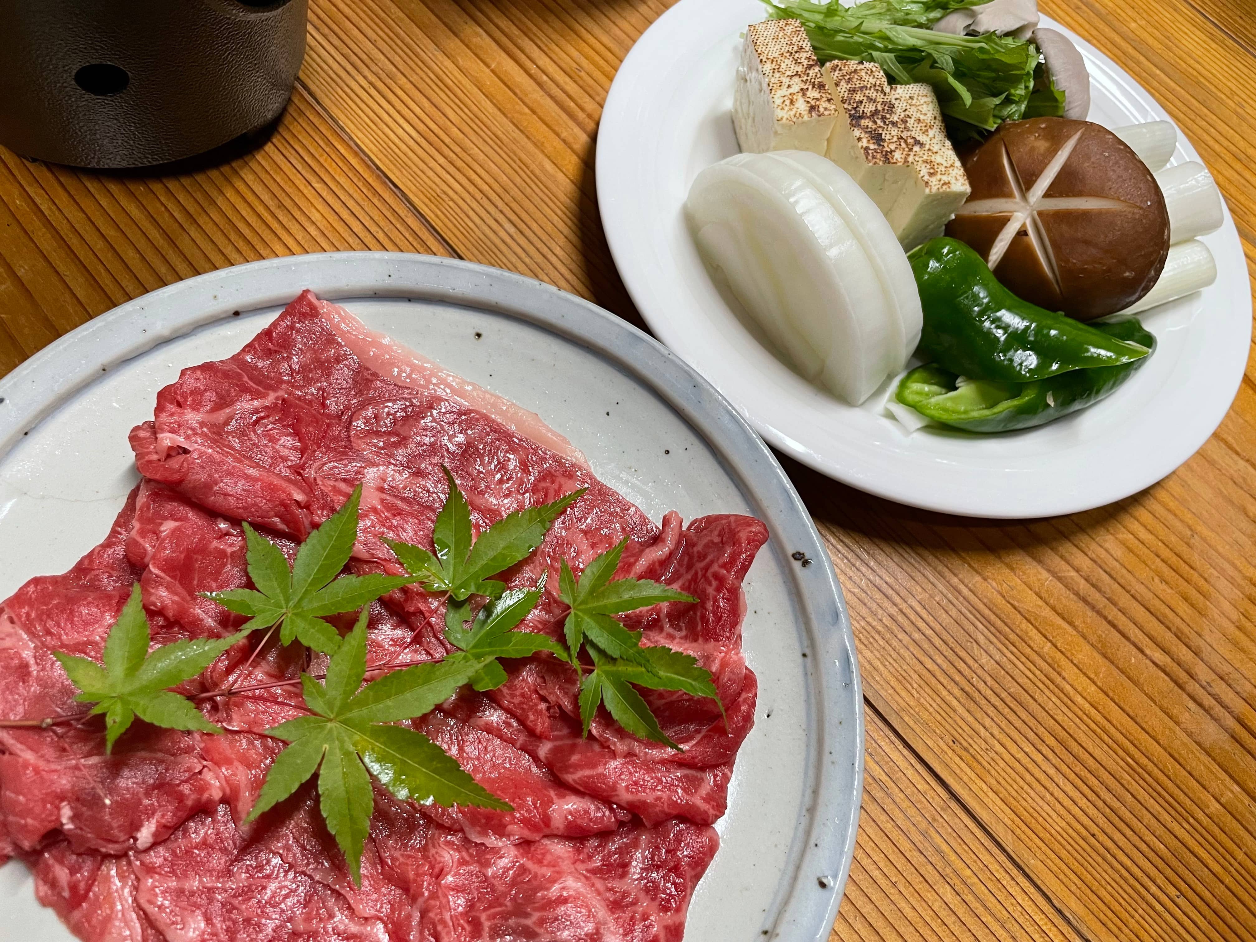 すき焼き宿泊プランセット