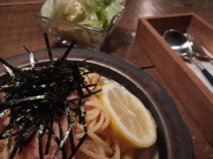 CAFEめがね書房さんのパスタランチ