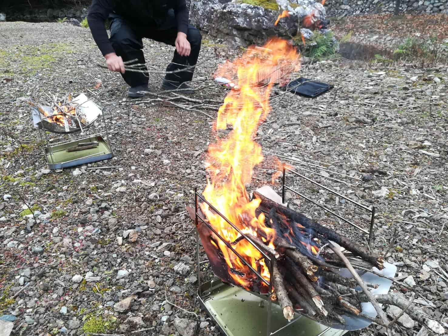 焚き火