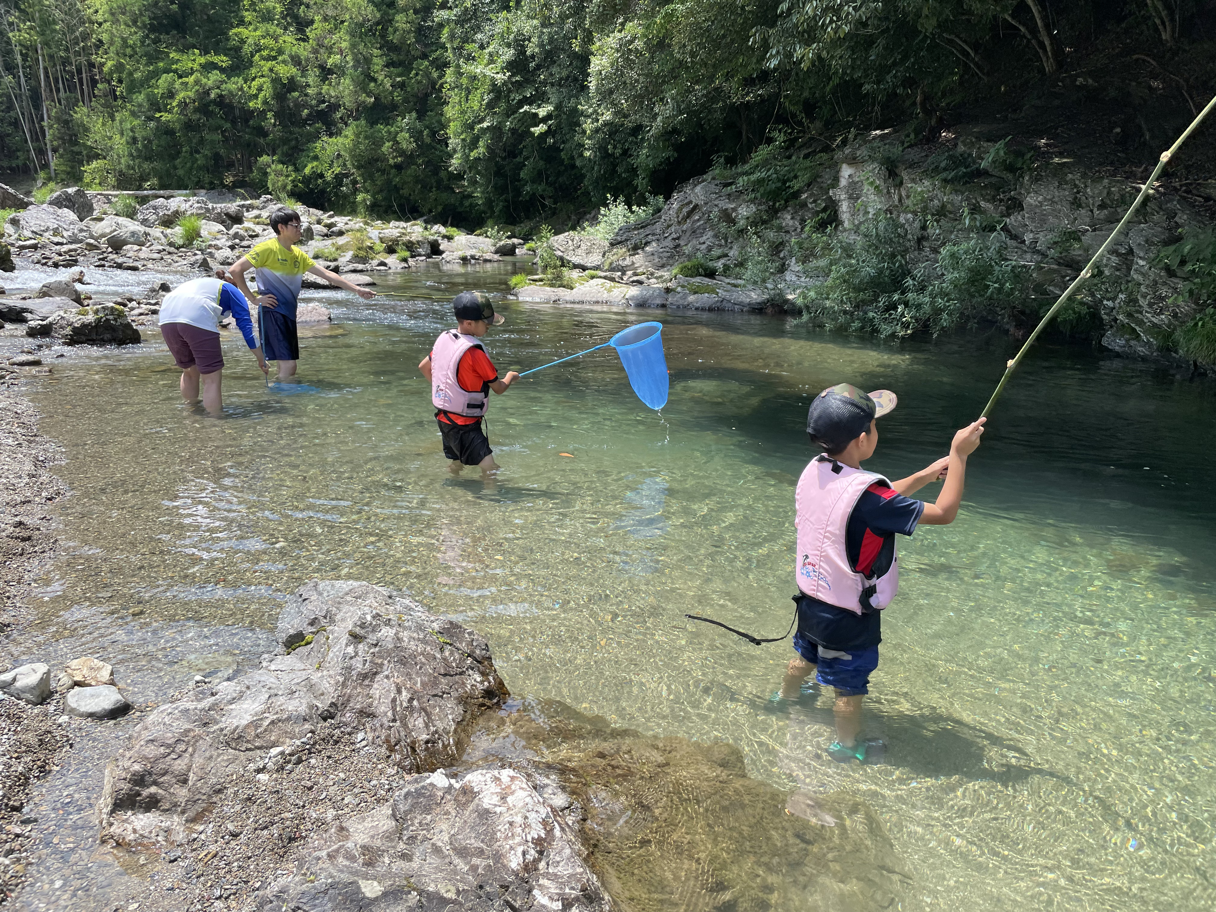 夏本番 穴場川遊び q 三重県度会郡大紀町の一軒家ゲストハウス民泊三吉 みよし 遊び 日帰り体験