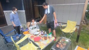 三重の田舎で手ぶらbbq