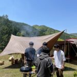 デイキャンプの様子_民泊三吉