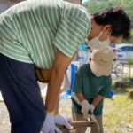 三重県夏休み親子で竹の釣竿体験