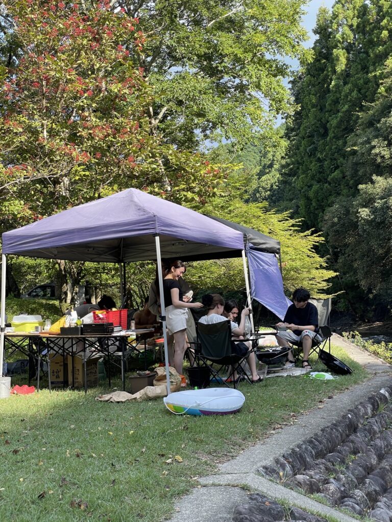 体験ハウスみよし、田舎の穴場川遊び日帰り手ぶらBBQを大人友達同士で開催