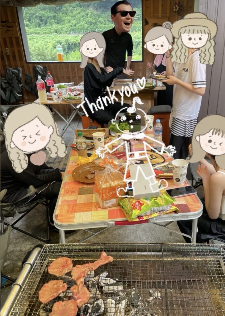 2025体験ハウスみよし一軒家で3世代で日帰り手ぶらBBQと川遊び