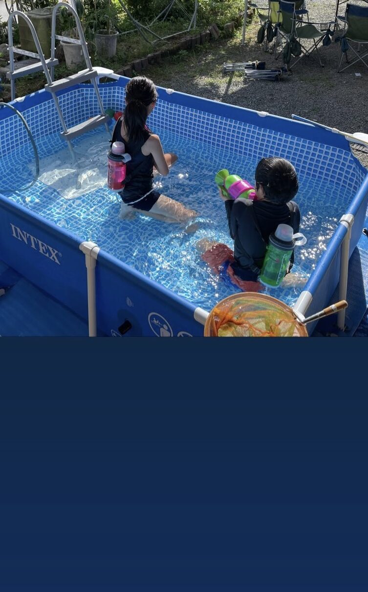 貸切特典の家庭用プール