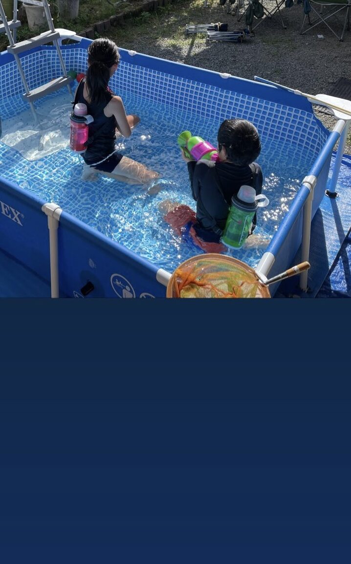 貸切特典の家庭用プール